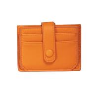 Genuine Leather Small Wallet Coin Purse Solid Color Casual Coin Purse Top Layer Cowhide Mini Purse(Argento)