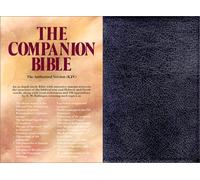 Genuine Leather: The Authorized Versionkjv, Black Genuine Leather, Indexed (Companion Bible (Black)Gen Leather/Th Indexed)