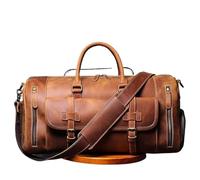 Genuine Leather Travel Bag Large Luggage Bag Men Leather Duffle Bag Large Weekend Bag Tote Big