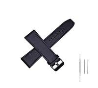 Genuine Leather Watch Band Top Grain Leather Watch Strap Replacement Soft Double-Sided Leather Wrist Watch Smartwatch Stirp For Men 26mm (Brown, 26mm)