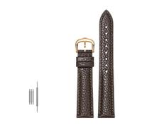 Genuine Leather Watch Strap 12-20mm Quick Release Litchi Pattern Watch Band with Pin Buckle,13mm
