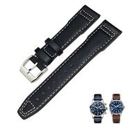 Genuine Leather Watch Strap 20mm 21mm 19mm 22mm Cowhide Watchbands For IWC Mark Big Pilot Spitfire PORTOFINO Watch Accessories Full of stars