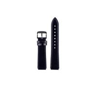 Genuine Leather Watch Strap Fit for Casio G-SHOCK Small Square AE-1200WH/1300/1000/A158/A159(Blue-Black pin buckle)