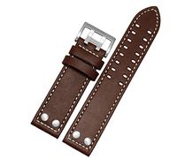 Genuine Leather Watchband for Hamilton H760250 H77616533 Wristband Brand Watch Straps 20mm 22mm with Button Clasp