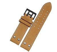Genuine Leather Watchband for Hamilton H760250 H77616533 Wristband Brand Watch Straps 20mm 22mm with Button Clasp