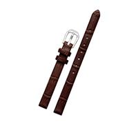 Genuine Leather Watchband Small Size Watch Wristband 6mm - 16mm Women's Watch Replacement Strap, 6mm