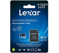Genuine Lexar High-Performance 128GB MicroSDXC, U3, V30, A1, 95MB/s, UK Seller