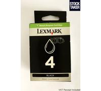 Genuine Lexmark 4 Black Ink Cartridge 18C1974E X2690 X3690 X4690 Z2490 VAT Inc
