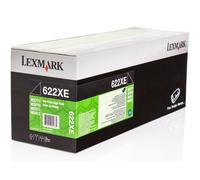 Genuine Lexmark 62D2X0E (622XE) Black Toner Cartridge Open