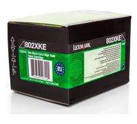 Lexmark 80C2XKE. Black toner page yield: 8000 pages Printing colours: Black Quantity per pack: 1 pc(s)