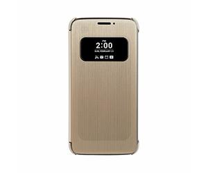 Genuine LG G5 Mesh Folio Quick Cover Case Gold CFV-160.AGEUGD