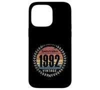 Genuine Limited Edition 1992 Vintage Birthday Design Case for iPhone 14 Pro Max