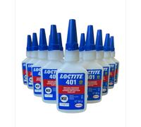 LOCTITE 401 Universal Liquid Adhesive, High Strength Quick Repair, Fast Curing Cyanoacrylate Glue for Many Materials, 50g