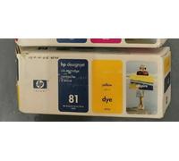 Genuine lot of HP 81 Dye Ink Cartridges 680ml for Designjet 5000 5500 - VAT inc