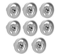 Genuine Lower Basket Wheels & Axles For Indesit IDL40 Dishwasher (Pack of 8)