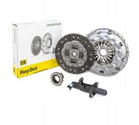 Clutch Kit 4pc (Cover+Plate+Brg+Slave Cyl.) fits PEUGEOT PARTNER 1.6D 2005 on