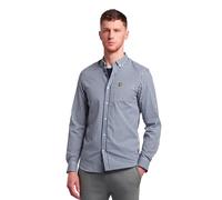 Genuine Lyle & Scott Men’s Gingham Shirt - Slim Fit, Long Sleeve, Button Collar