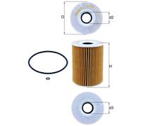 Genuine Mahle Engine Oil Filter Insert - OX254D1