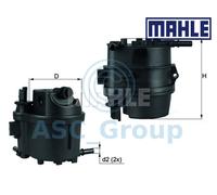 Genuine MAHLE Replacement Engine In-Line Fuel Filter KL 779