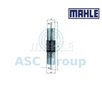Genuine MAHLE Replacement Engine In-Line Fuel Filter KL 78