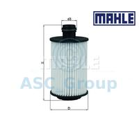 Genuine MAHLE Replacement Engine Oil Filter Insert OX 1012D OX1012D