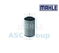 MAHLE OX 153/7D1 Oil filter