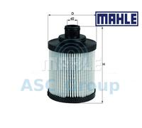 Genuine MAHLE Replacement Engine Oil Filter Insert OX 418D OX418D
