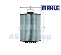 Genuine MAHLE Replacement Engine Oil Filter Insert OX 983D OX983D