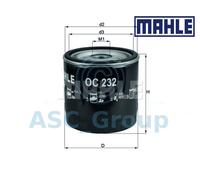 Genuine MAHLE Replacement Screw-on Engine Oil Filter OC 232 OC232