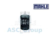Genuine MAHLE Replacement Screw-on Engine Oil Filter OC 47 OC47