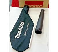 Genuine Makita 123241-2 Dust Collection Bag + Dust Nozzle DUB186 DUB185 Blower