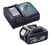 Genuine Makita 18V 5.0Ah Lxt Lithium Battery Bl1850 + Dc18Rc Fast Charger By Buyaparcel