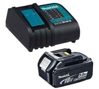 Genuine Makita 18V 5.0Ah Lxt Lithium Battery Bl1850 + Dc18Sd 240V Charger
