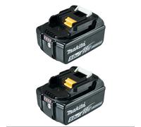 Genuine Makita 18v 5Ah BL1850B Twin Pack LXT Lithium-Ion Battery Indicator