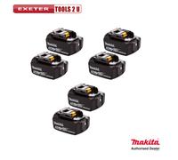 Genuine Makita 6 x BL1850B LXT 18v 5.0Ah Lithium-Ion Battery Indicator 6 Pack