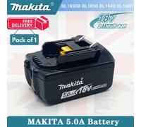 Makita Genuine BL1850 18V 5.0Ah Li-Ion LXT Battery