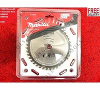 Genuine Makita Wood Blade 165X20mmx40T Circular Saw HS6601 HS6602, 230v Fine Cut