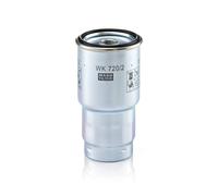 Original MANN-FILTER Fuel filter WK 720/2 X - Fuel filter set with gasket / gasket set - For Passenger Cars