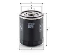 MANN W7052 Oil Filter Replacement Fits VW California 2.0 TDI 2.0 TDI 4motion