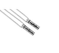 GENUINE MEDI SAFE LADIES/MENS SOS NECKLACE/PENDANT. WATERPROOF. MEDICAL ID DIABETIC, EPILEPSY, ALLERGY. STAINLESS STEEL. CADUCEUS TALISMAN. SILVER