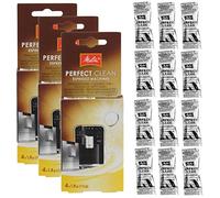 Genuine Melitta Perfect Clean Coffee Machines Cleaning Tablets (Pack of 12)