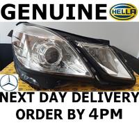 Genuine Mercedes E Class W212 Xenon Hella Headlight Right driver Side 2009-12