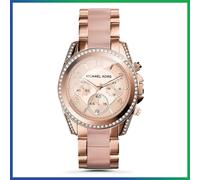 Genuine MICHAEL KORS MK5943 Women Luxury Wrist Watch Rose Gold Strap & Dial