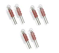 Genuine Mini Maglite replacement bulbs. AA + AAA 2 cell bulbs - Triple pack