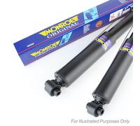 Genuine Monroe Original Rear Shock Suspension Absorbers Pair For Vauxhall Zafira