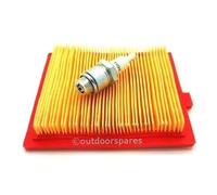 Genuine Mountfield RV150 / SV150 / V35 Paper Air Filter & NGK Plug Service kit