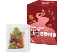 Genuine Mulled Wine Spice Mulling Spices Mix Gluhwein, 4 X 0.8Oz Sachets, Glühwein Gewürz, Winter Punch Spice Mix for Apple Cider, Mulled Wine, Glühwein, Hot Toddy Holiday Drink