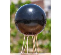 Genuine Natural Black Colors Tourmaline Crystal Quartz Chakras Healing Metaphysical Stone Sphere Large (135mm / 8.81lbs) Meditation Feng Shui Aura Indoor Home Decor Ball
