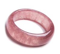 Genuine Natural Strawberry Quartz Crystal Bangle AAA Inner Diameter 58mm