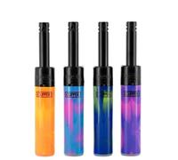 Genuine Nebula Design Clipper Lighters Set of 4 Gas Refillable Standarad Size Lighters Replaceable Flint - Limited Edition (Nebula Mini Tube)
